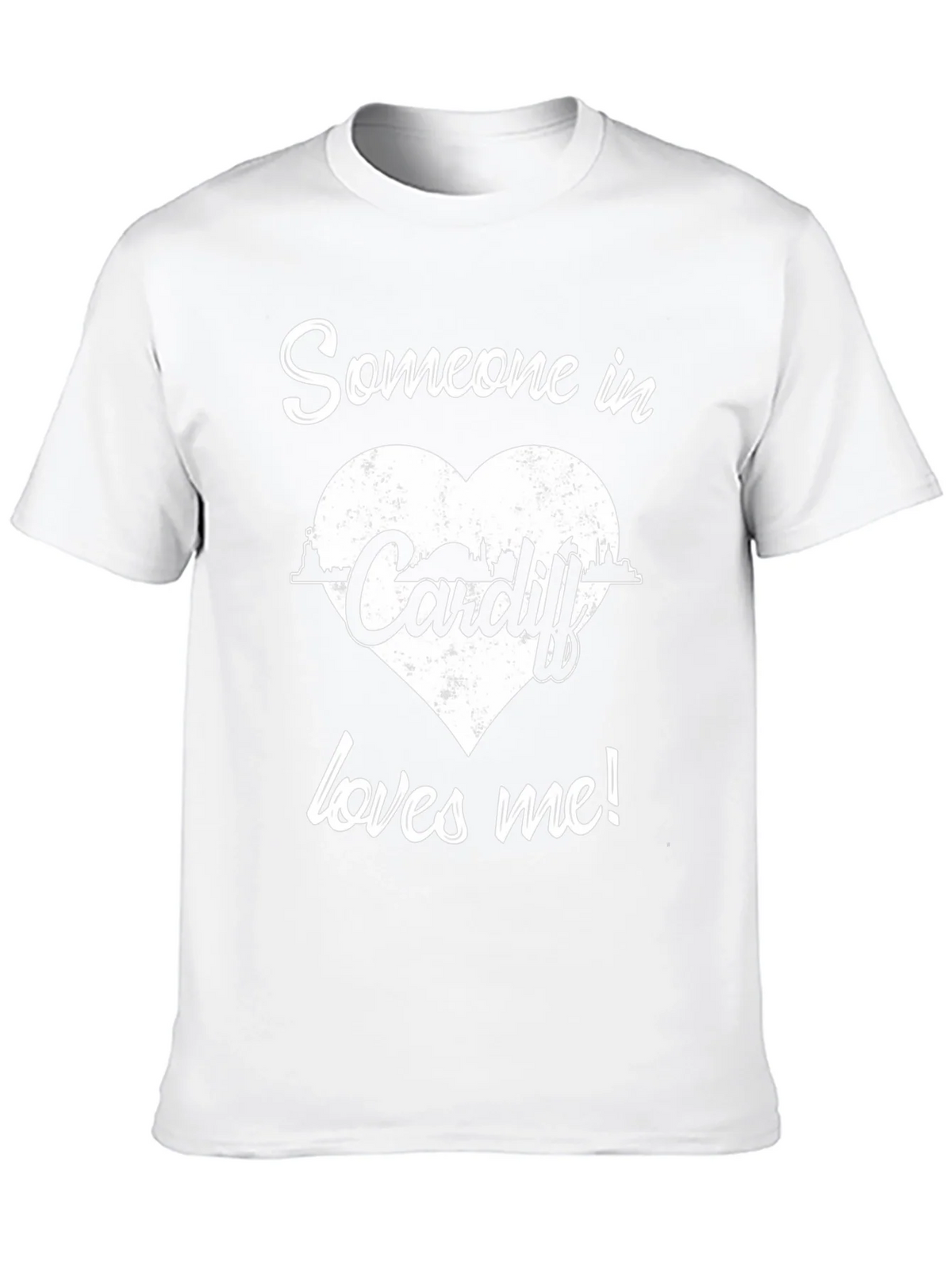 Someone in Cardiff Loves Me Black Graphic Tee