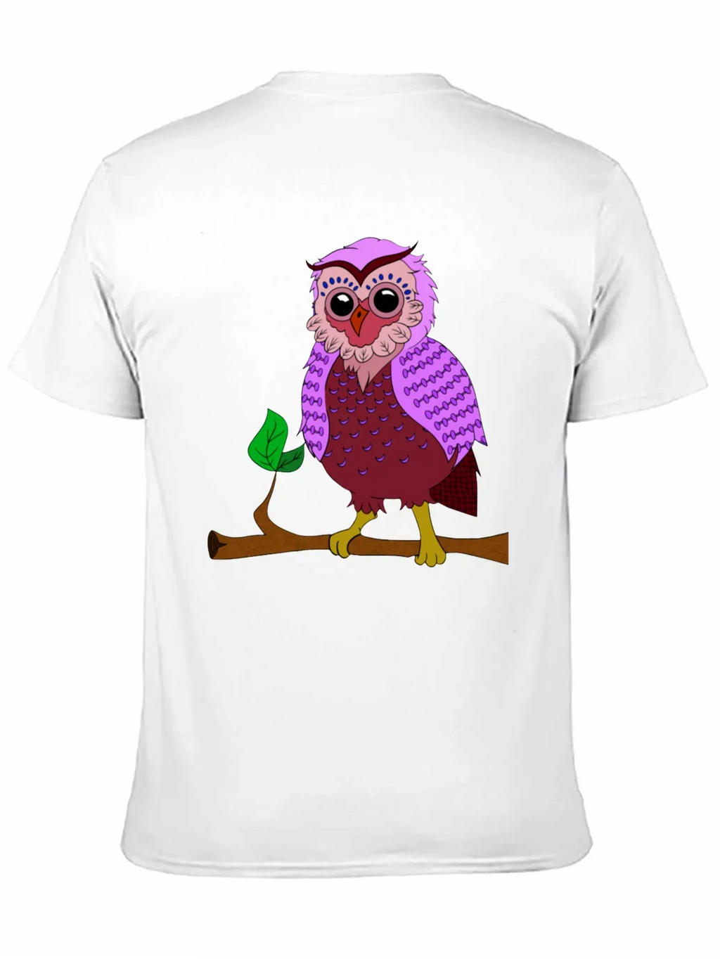 Owl on Branch Graphic T-Shirt