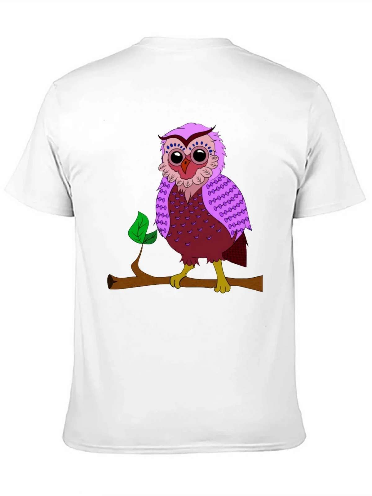 Owl on Branch Graphic T-Shirt