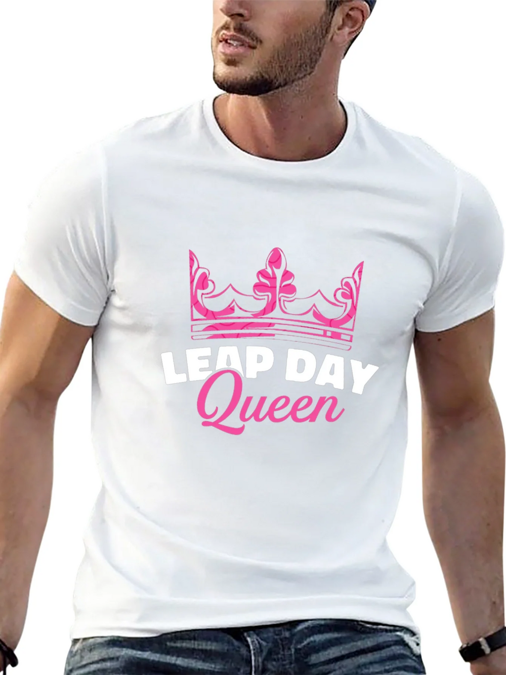 Leap Day Queen Black T-Shirt