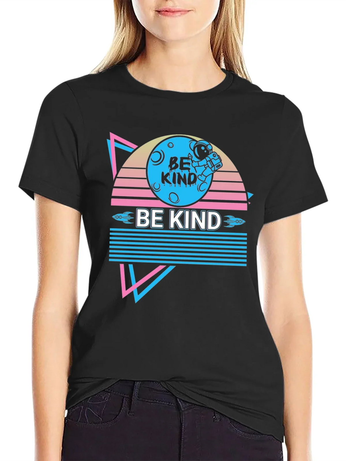 Retro Be Kind Astronaut T-Shirt