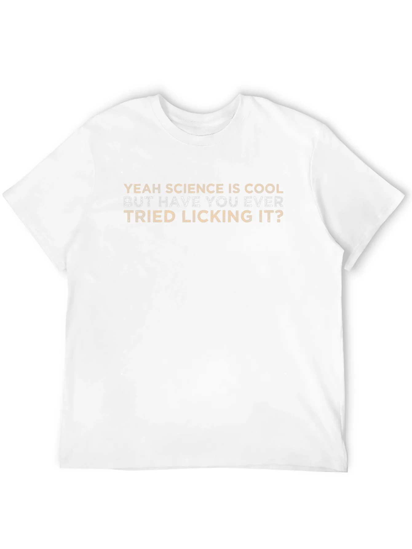 Science Licking Humor Tee - Novelty Graphic T-Shirt