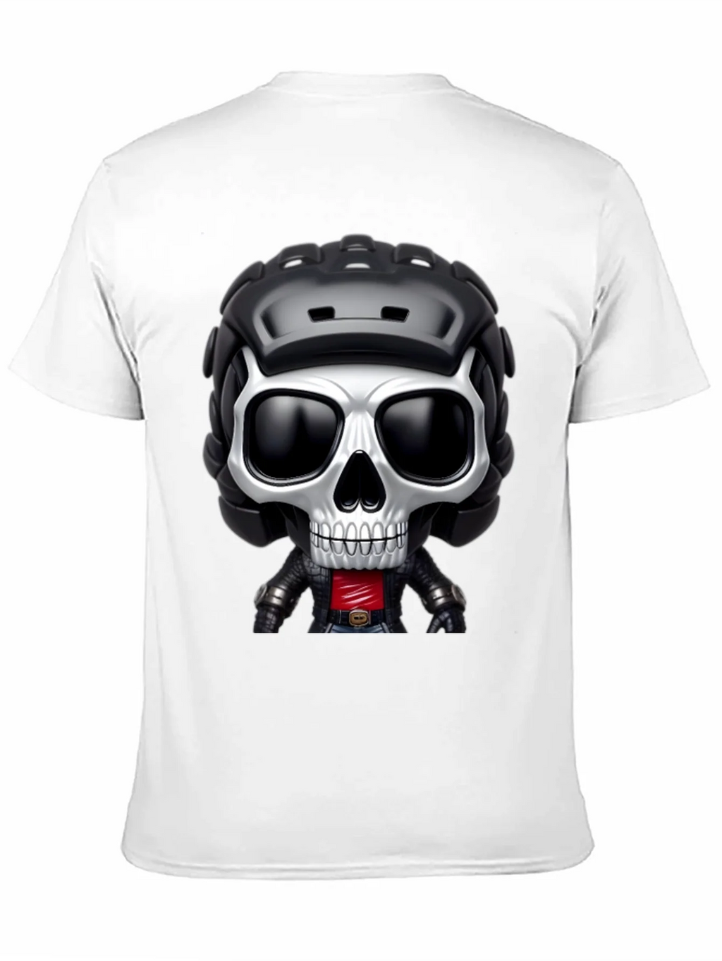 Skull Rider Graphic Tee - Black