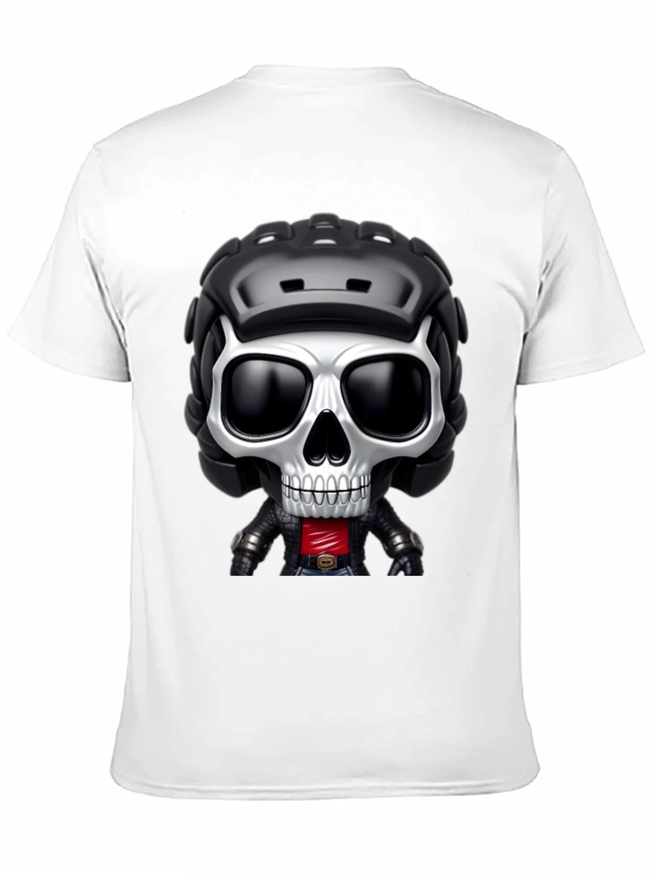 Skull Rider Graphic Tee - Black