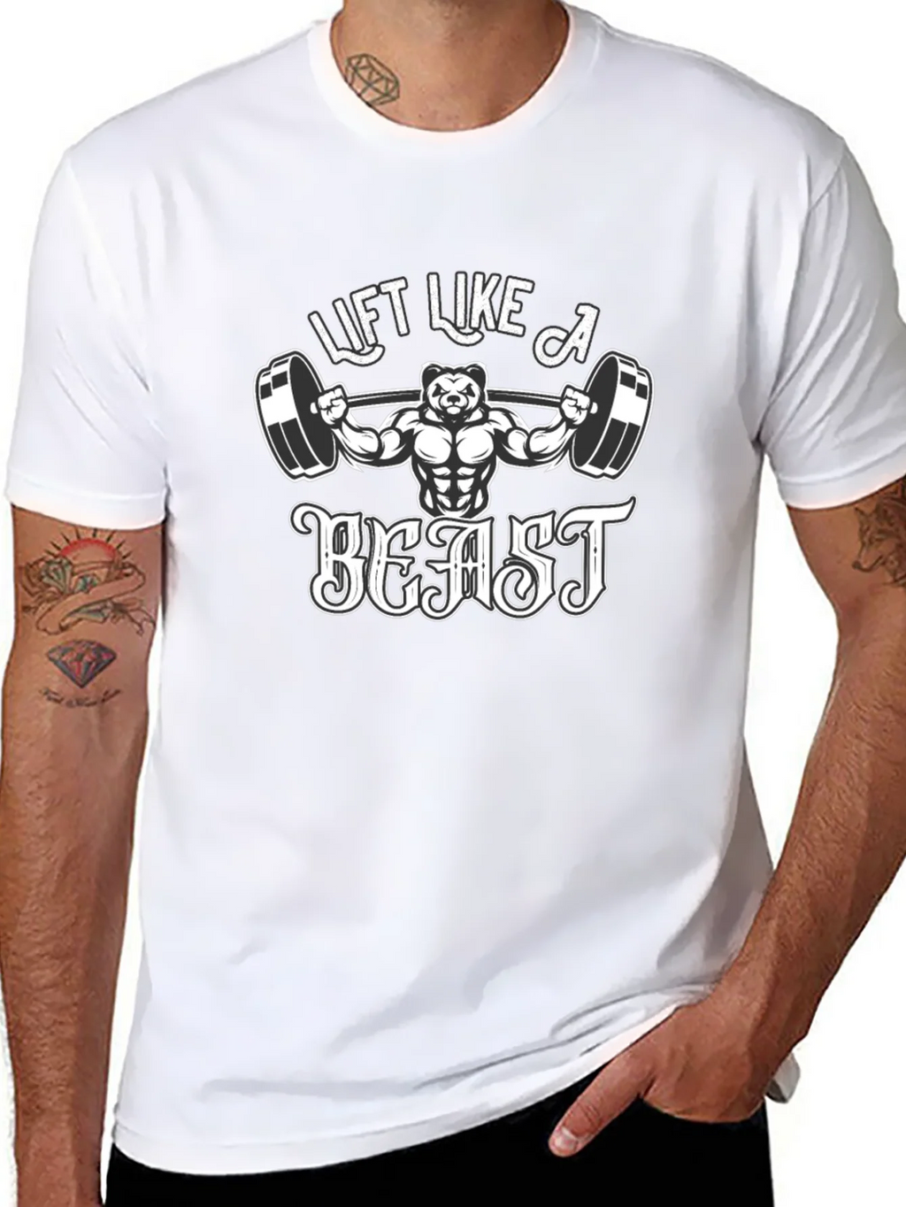 Lift Like A Beast Black T-Shirt