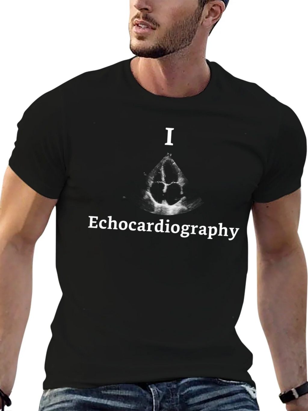 I Heart Echo T-Shirt - Medical Sonography Gift