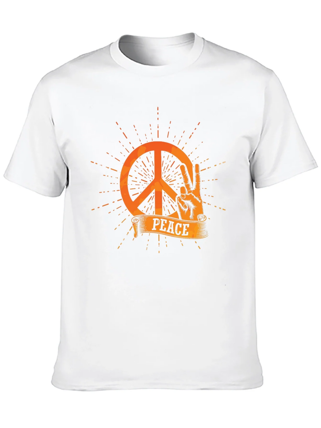Peace Sign T-Shirt - Retro Style