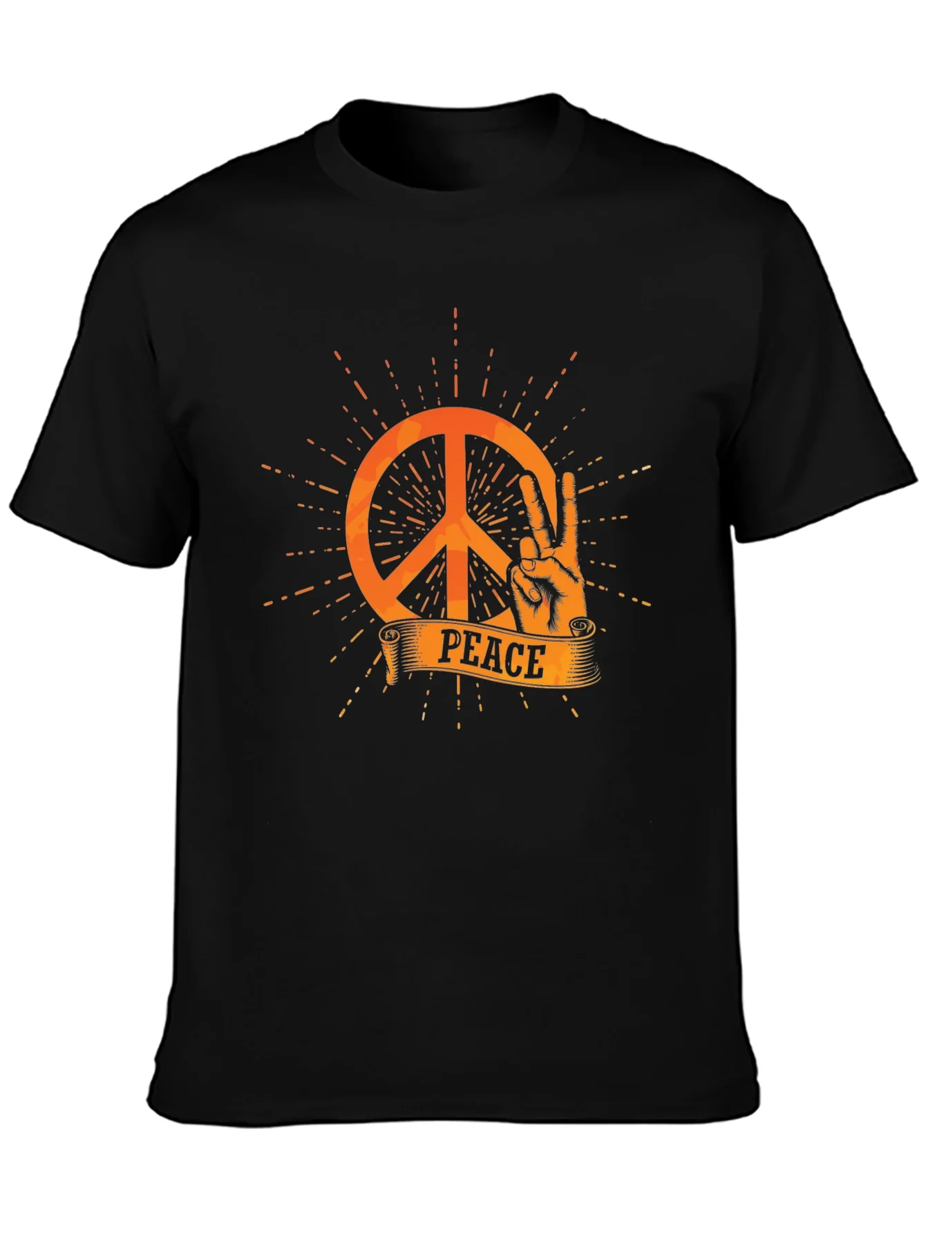 Peace Sign T-Shirt - Retro Style