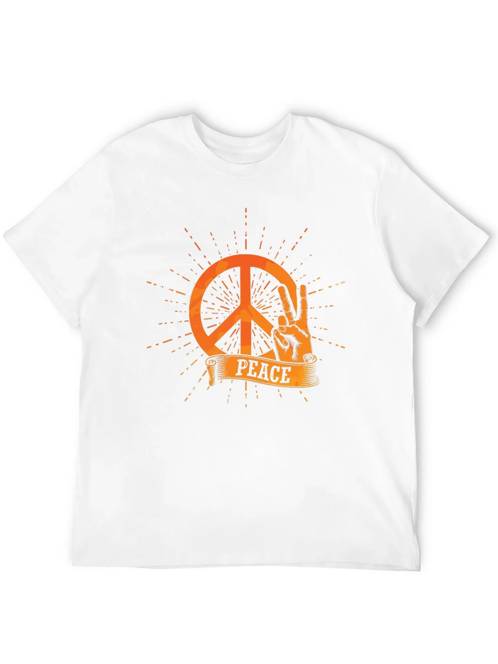 Peace Sign T-Shirt - Retro Style